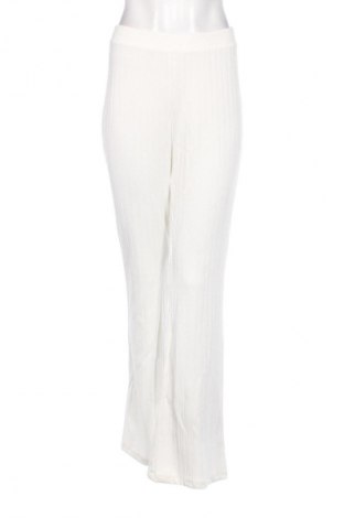 Pantaloni de femei Monki, Mărime XL, Culoare Alb, Preț 184,21 Lei