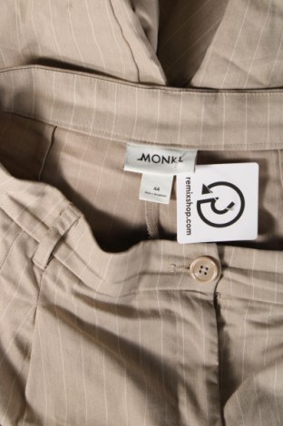 Pantaloni de femei Monki, Mărime XL, Culoare Bej, Preț 45,23 Lei