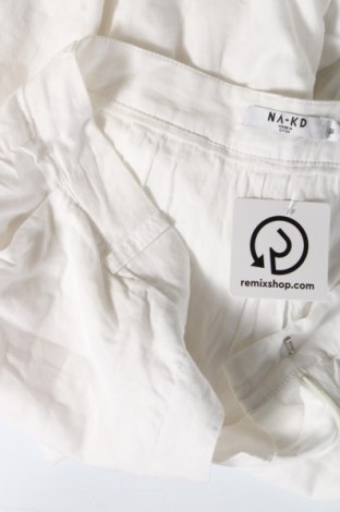 Γυναικείο παντελόνι NA-KD, Μέγεθος M, Χρώμα Λευκό, Τιμή 12,58 €