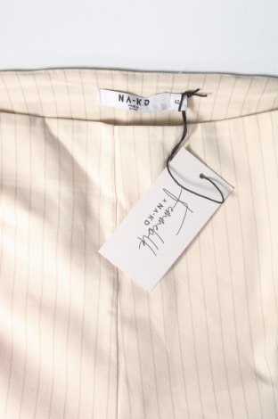 Γυναικείο παντελόνι NA-KD, Μέγεθος L, Χρώμα  Μπέζ, Τιμή 19,18 €