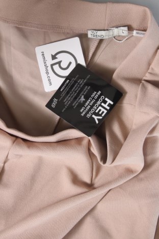 Γυναικείο παντελόνι Nly Trend, Μέγεθος L, Χρώμα  Μπέζ, Τιμή 12,80 €
