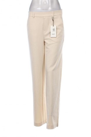 Γυναικείο παντελόνι Object, Μέγεθος M, Χρώμα Εκρού, Τιμή 47,94 €