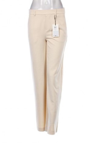 Γυναικείο παντελόνι Object, Μέγεθος XS, Χρώμα Εκρού, Τιμή 21,57 €