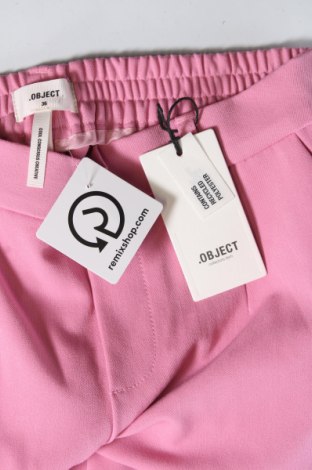 Pantaloni de femei Object, Mărime S, Culoare Roz, Preț 152,96 Lei