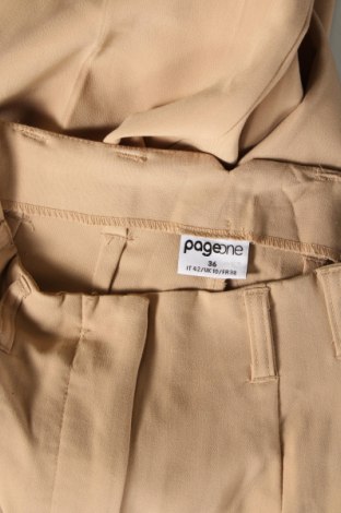 Γυναικείο παντελόνι Page One, Μέγεθος S, Χρώμα  Μπέζ, Τιμή 8,90 €
