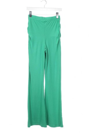 Дамски панталон Pieces, Размер XS, Цвят Зелен, Цена 73,15 лв.