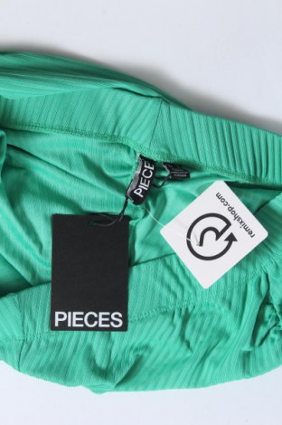 Dámske nohavice Pieces, Veľkosť L, Farba Zelená, Cena  37,42 €