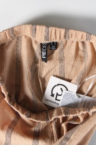 Γυναικείο παντελόνι Pieces, Μέγεθος M, Χρώμα  Μπέζ, Τιμή 15,35 €
