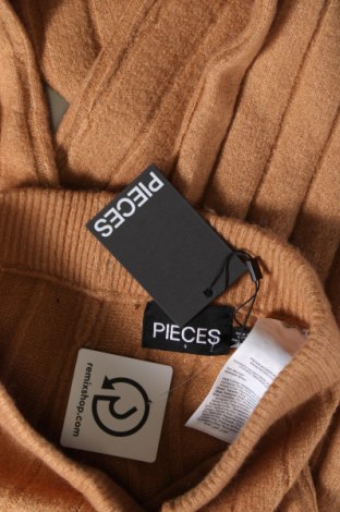 Γυναικείο παντελόνι Pieces, Μέγεθος S, Χρώμα  Μπέζ, Τιμή 20,77 €