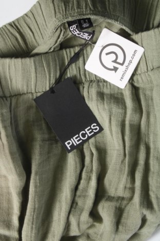 Dámske nohavice Pieces, Veľkosť M, Farba Zelená, Cena  15,98 €