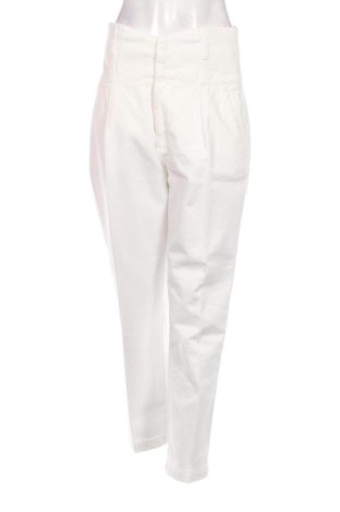 Pantaloni de femei Pinko, Mărime M, Culoare Alb, Preț 528,29 Lei