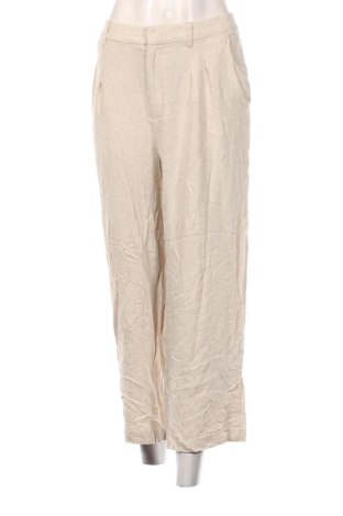 Pantaloni de femei Primark, Mărime L, Culoare Ecru, Preț 95,39 Lei