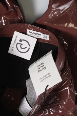 Damskie spodnie Pull&Bear, Rozmiar S, Kolor Brązowy, Cena 104,22 zł