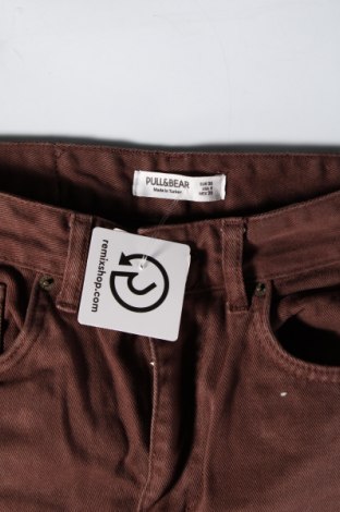 Дамски панталон Pull&Bear, Размер S, Цвят Кафяв, Цена 17,60 лв.