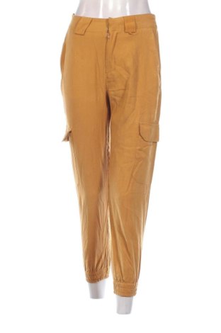 Pantaloni de femei Pull&Bear, Mărime S, Culoare Galben, Preț 95,39 Lei