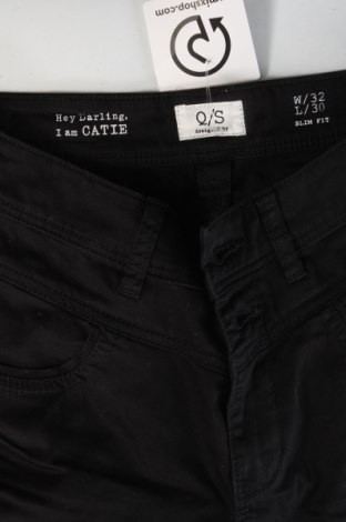 Γυναικείο παντελόνι Q/S by S.Oliver, Μέγεθος S, Χρώμα Μαύρο, Τιμή 14,26 €
