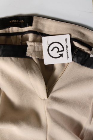 Dámske nohavice Reserved, Veľkosť S, Farba Béžová, Cena  8,46 €