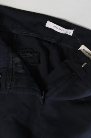 Дамски панталон Reserved, Размер XS, Цвят Син, Цена 34,00 лв.