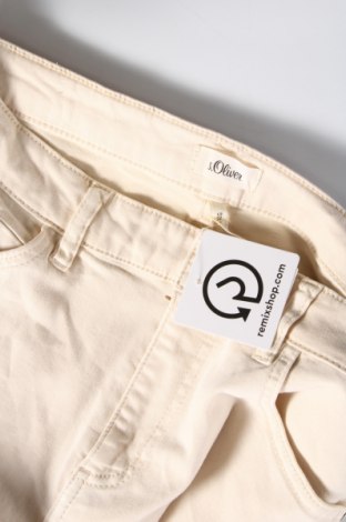 Γυναικείο παντελόνι S.Oliver, Μέγεθος M, Χρώμα Εκρού, Τιμή 11,41 €