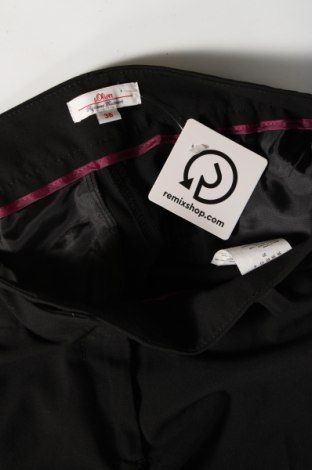 Γυναικείο παντελόνι S.Oliver, Μέγεθος S, Χρώμα Μαύρο, Τιμή 11,41 €