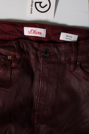 Дамски панталон S.Oliver, Размер M, Цвят Червен, Цена 18,45 лв.
