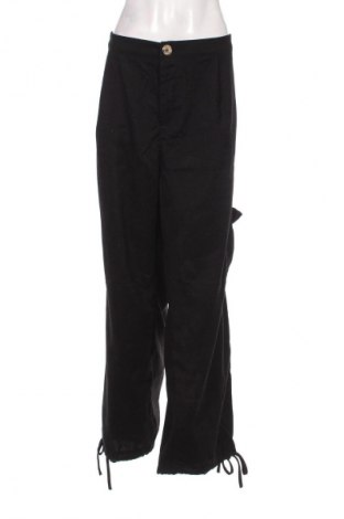 Дамски панталон SHEIN, Размер 4XL, Цвят Черен, Цена 29,33 лв.