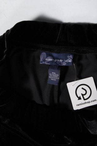 Дамски панталон Susan Graver, Размер XL, Цвят Черен, Цена 17,60 лв.