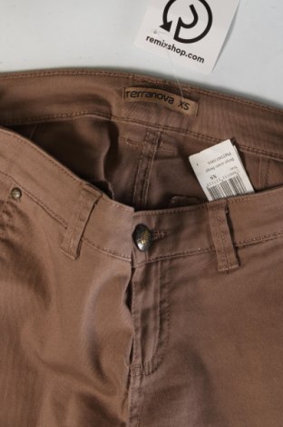 Γυναικείο παντελόνι Terranova, Μέγεθος XS, Χρώμα Καφέ, Τιμή 7,29 €