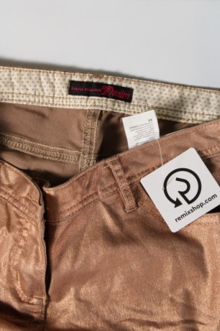 Pantaloni de femei Tom Tailor, Mărime M, Culoare Auriu, Preț 60,69 Lei