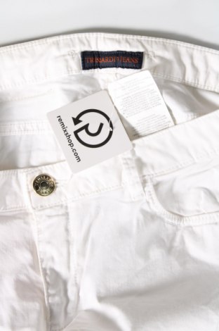 Dámské kalhoty  Trussardi Jeans, Velikost M, Barva Bílá, Cena  3 172,00 Kč