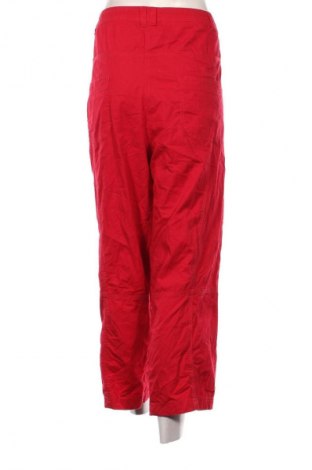 Γυναικείο παντελόνι Ulla Popken, Μέγεθος 3XL, Χρώμα Κόκκινο, Τιμή 13,95 €