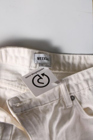 Γυναικείο παντελόνι Weekday, Μέγεθος L, Χρώμα Λευκό, Τιμή 11,95 €