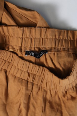 Damenhose Zara, Größe L, Farbe Beige, Preis 10,71 €