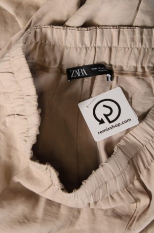 Damenhose Zara, Größe M, Farbe Beige, Preis 18,79 €