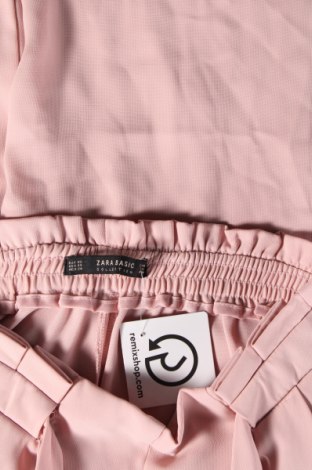 Дамски панталон Zara, Размер XS, Цвят Розов, Цена 15,39 лв.