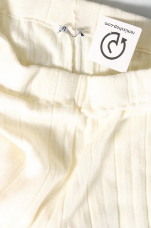 Pantaloni de femei Zara, Mărime M, Culoare Ecru, Preț 39,33 Lei