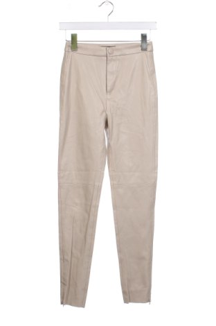 Dámské kalhoty  Zara, Velikost XS, Barva Béžová, Cena  215,00 Kč