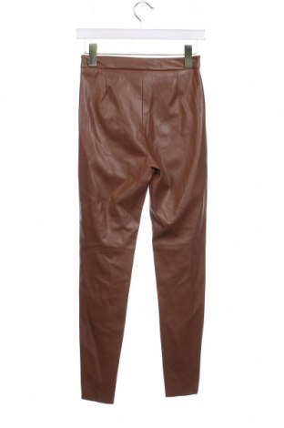 Дамски панталон Zara, Размер XS, Цвят Кафяв, Цена 12,15 лв.