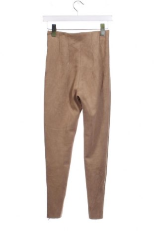 Дамски панталон Zara, Размер XS, Цвят Бежов, Цена 8,91 лв.