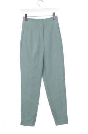 Γυναικείο παντελόνι Zara, Μέγεθος XS, Χρώμα Πράσινο, Τιμή 8,35 €
