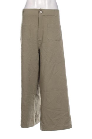 Дамски панталон Zara, Размер XL, Цвят Зелен, Цена 13,50 лв.