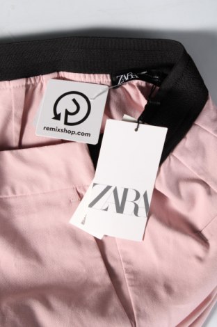 Дамски панталон Zara, Размер XXL, Цвят Розов, Цена 62,00 лв.