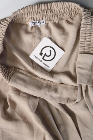 Γυναικείο παντελόνι Zara, Μέγεθος L, Χρώμα  Μπέζ, Τιμή 9,19 €