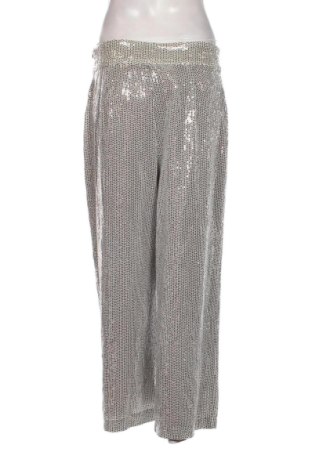 Damenhose Zara, Größe L, Farbe Silber, Preis 9,40 €