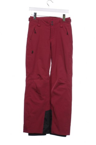 Дамски панталон за зимни спортове Peak Performance, Размер XS, Цвят Червен, Цена 304,50 лв.