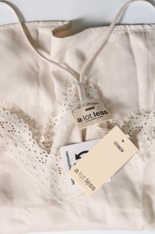 Γυναικείο αμάνικο μπλουζάκι A Lot Less x About You, Μέγεθος M, Χρώμα  Μπέζ, Τιμή 19,18 €