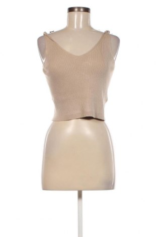 Γυναικείο αμάνικο μπλουζάκι ABOUT YOU x Toni Garrn, Μέγεθος S, Χρώμα  Μπέζ, Τιμή 8,95 €