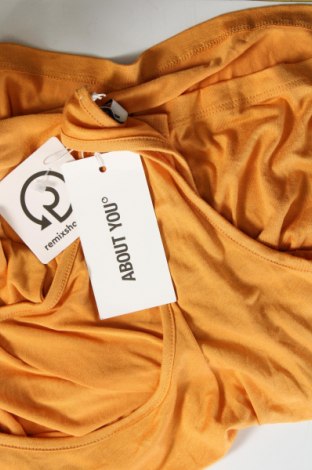 Γυναικείο αμάνικο μπλουζάκι About You, Μέγεθος S, Χρώμα Πορτοκαλί, Τιμή 6,39 €