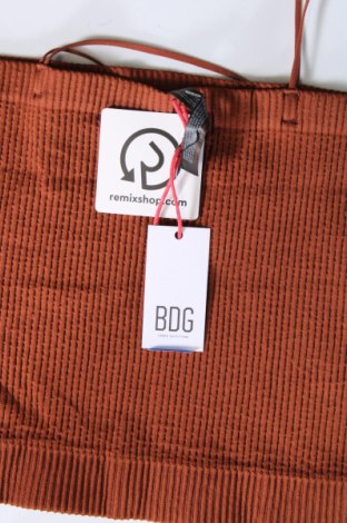 Γυναικείο αμάνικο μπλουζάκι BDG, Μέγεθος L, Χρώμα Καφέ, Τιμή 6,39 €