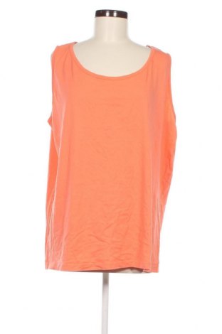 Γυναικείο αμάνικο μπλουζάκι Bpc Bonprix Collection, Μέγεθος XXL, Χρώμα Πορτοκαλί, Τιμή 4,18 €